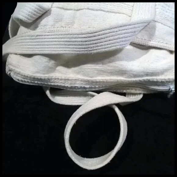 Cotton Cloth Purse Boho Cottagecore 70s Vintage Hippie Bag - Picture 2 of 12